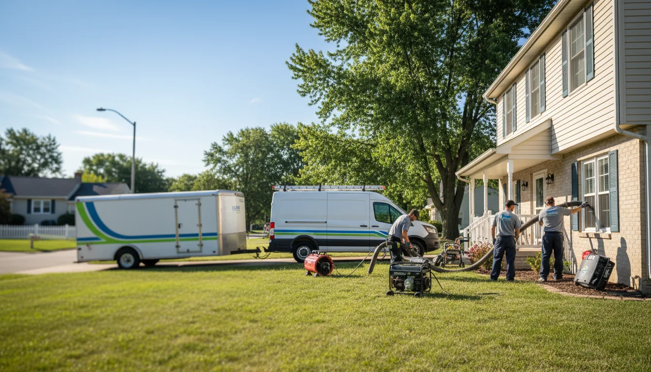 Flooded Basement Restoration And Cleanup With Repair in Geuda Springs, KS near me